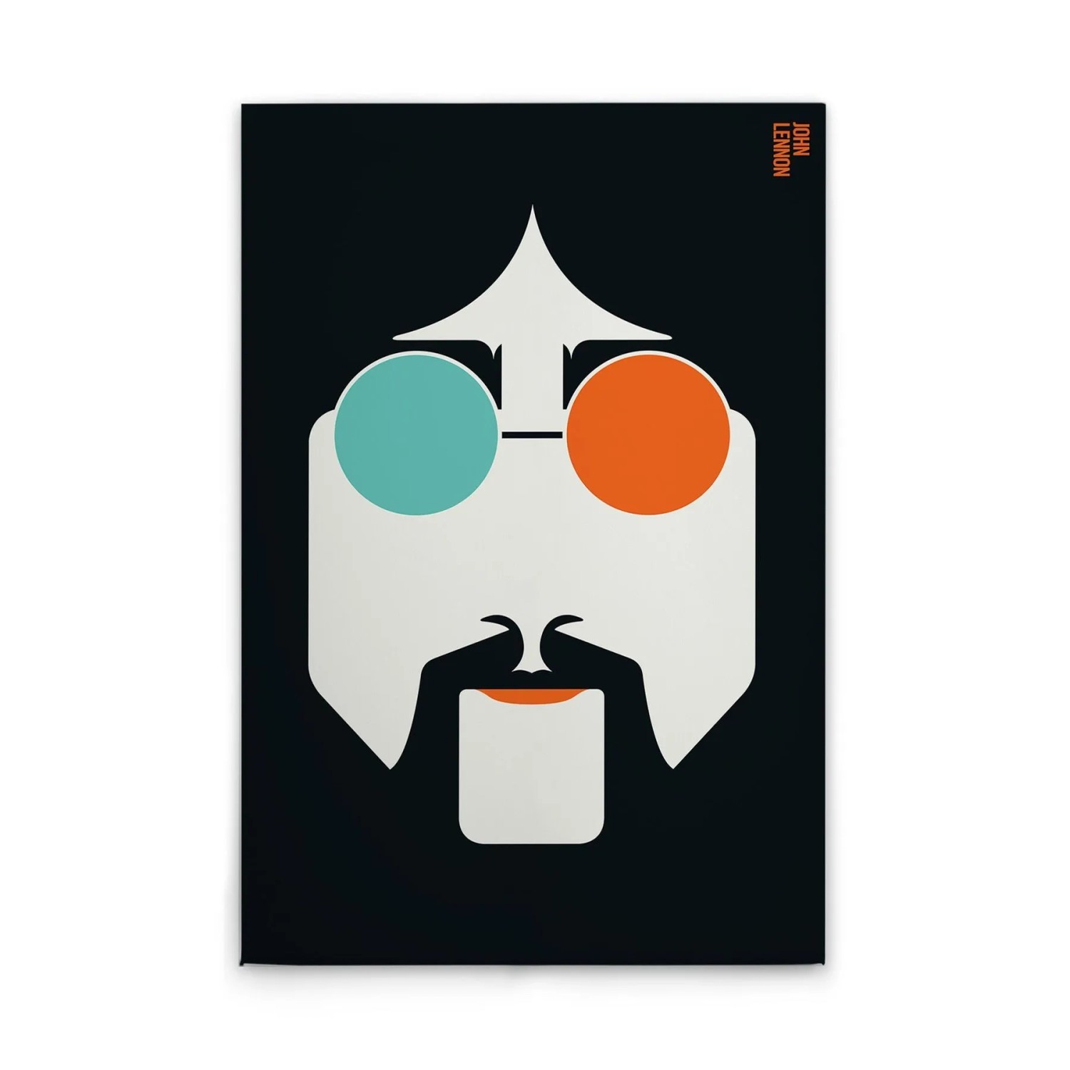 Tadessi Leinwandbild - M1-No.50850 - Retro Lennon - 40 x 60 cm - Querformat