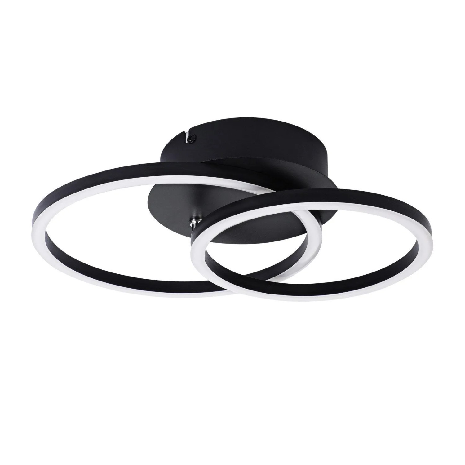NETTLIFE LED Deckenleuchte aus Metall L34Schwarz