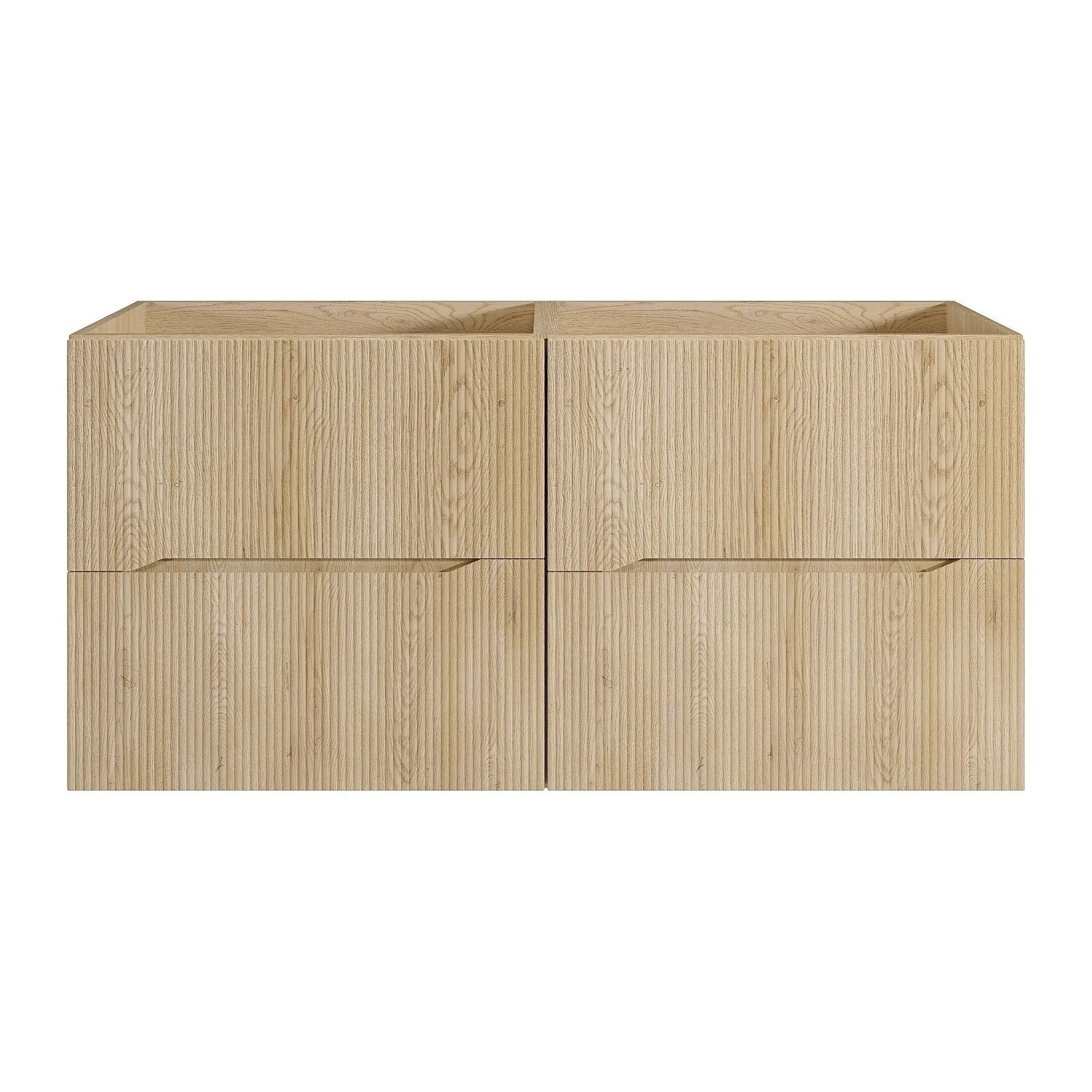 Vente-unique Waschbeckenunterschrank Oriso Naturfarben Hell 120 cm