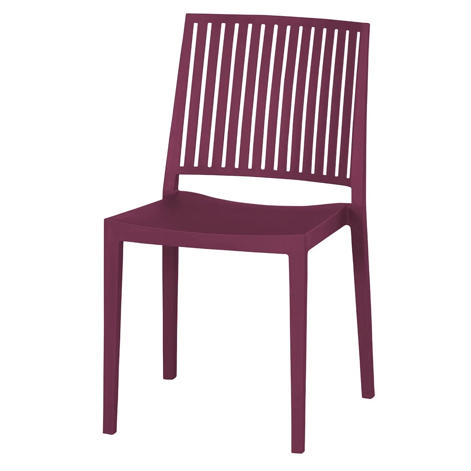 Siena Garden Stapelstuhl Lane Polypropylen Glasfaserverstärkt Bordeaux