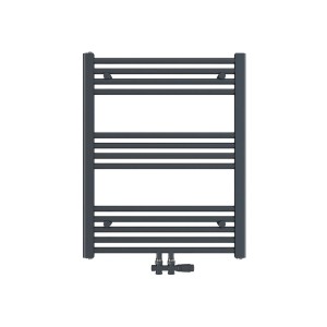 Emke Badheizkörper Handtuchwärmer 75x60cm 337W Anthrazit Handtuchtrockner