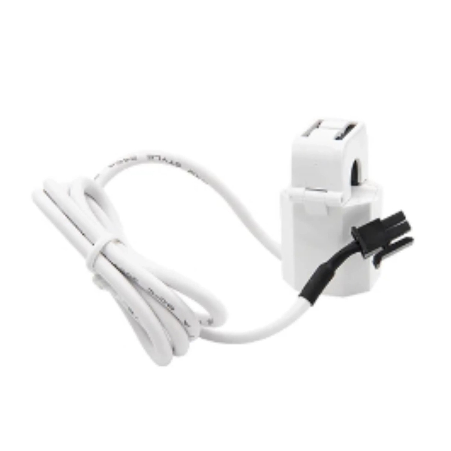 Shelly Stromabnehmer-Zange CT 50 A, weiß, für Hausautomation zur Stromverbrauchsmessung.