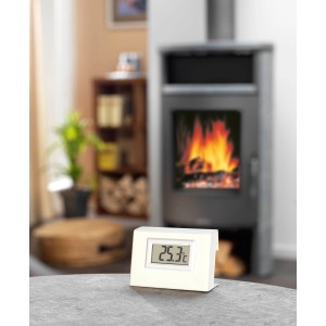 Justus Ferntemperaturanzeige für Aqua-Modelle, digitales Thermometer für Kaminöfen.