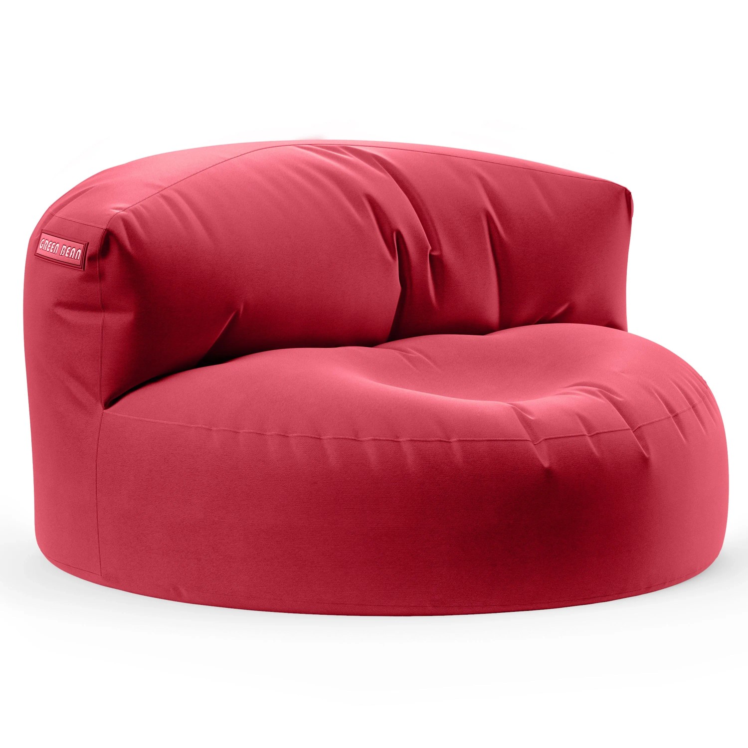 Green Bean Sitzsack-Sofa 90 x 50 x 50 cm PVC Wetterfest Rot Bodenkissen