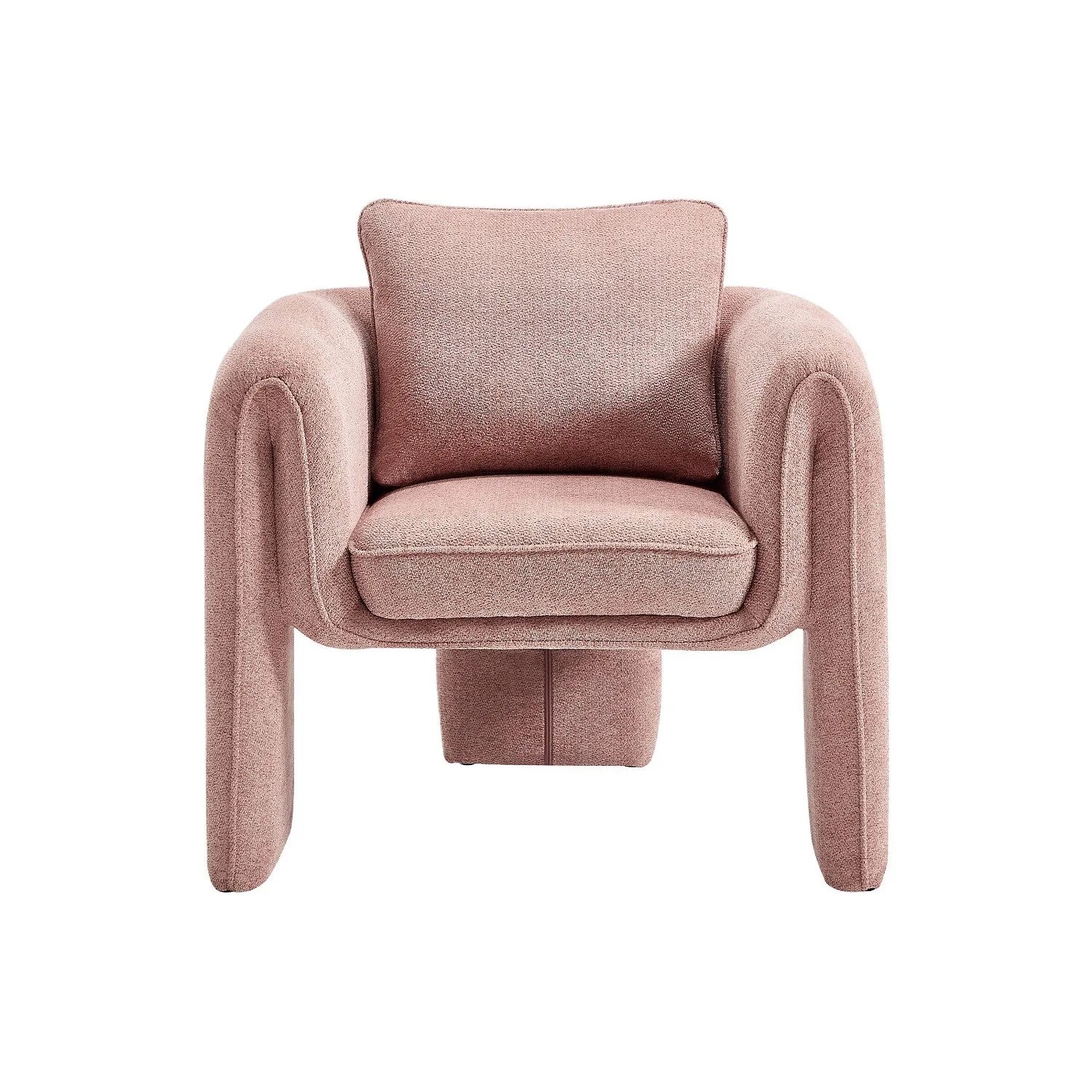 Vente-unique Sessel Mit Gerader Rückenlehne Jolipia Rosa 82 cm