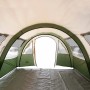 Innenansicht: Grünes Tunnelzelt für 4 Personen, wasserdicht, Camping & Outdoor.