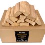 PINI Buchen-Brennholz 10 kg, 30-33 cm, ohne Rinde, in Karton. Ideal für Pizzaofen, Grill, Kamin, Feuerschale.