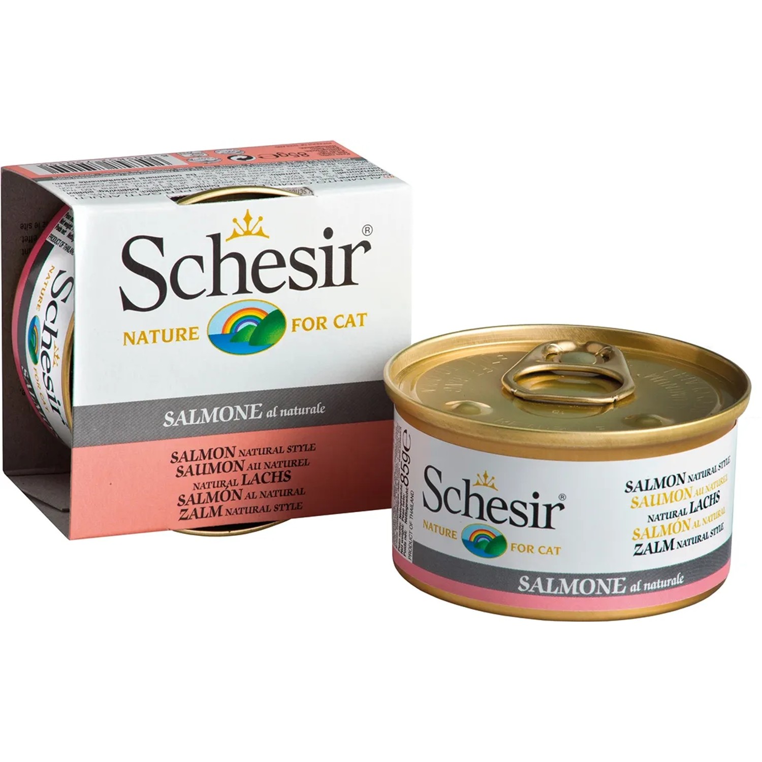 Schesir Katzen-Nassfutter Cat Natural Lachs 85 g