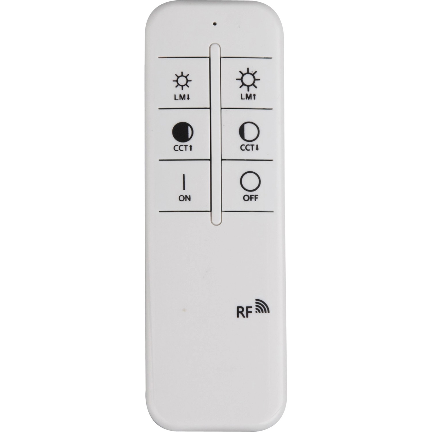 Fernbedienung für Globo LED-Pendelleuchte SCALA, zur Steuerung von Lichtfarbe und Dimmfunktion.