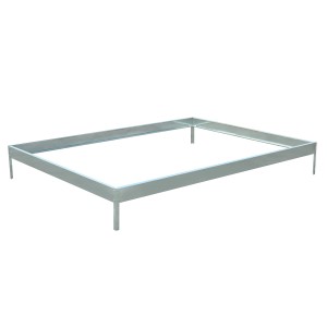 Floraworld Fundament für Gewächshaus Grow I, Aluminiumrahmen für sichere Verankerung.