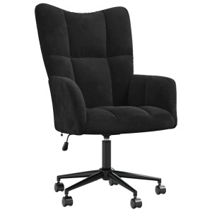 vidaXL Relaxsessel Schwarz Samt 328178