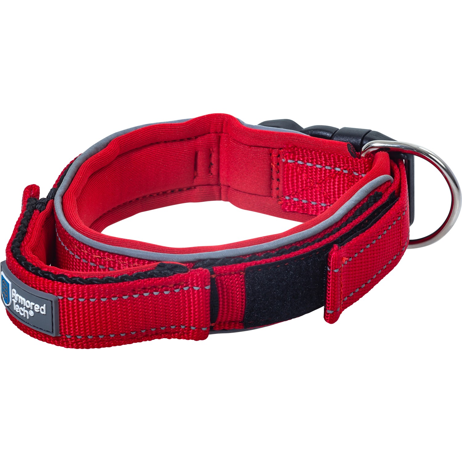 ArmoredTech Hundehalsband Dog Control S: 33-38 cm 40 mm Rot