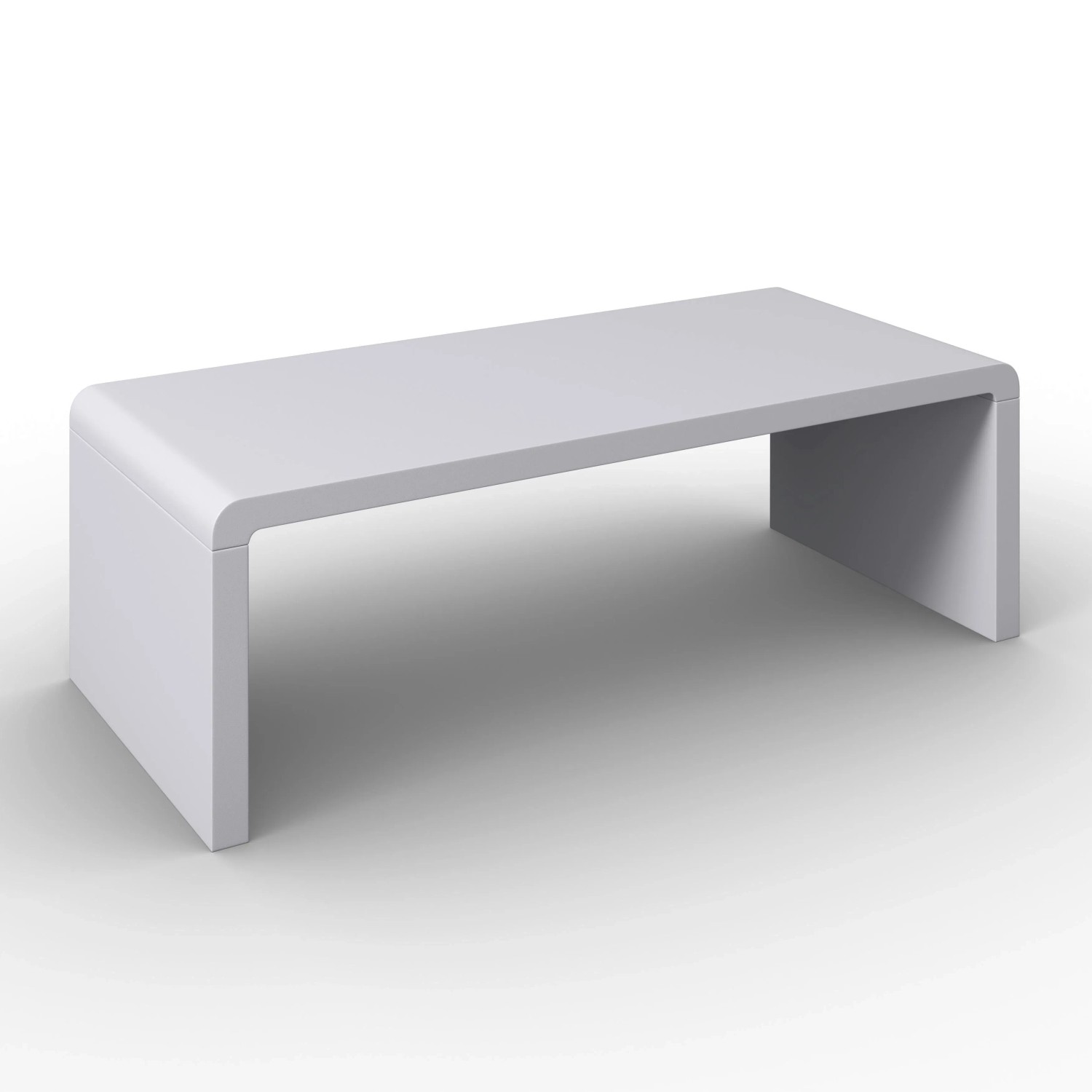 Bessagi Home Couchtisch Linea Weiß MDF 110/38/50 CM