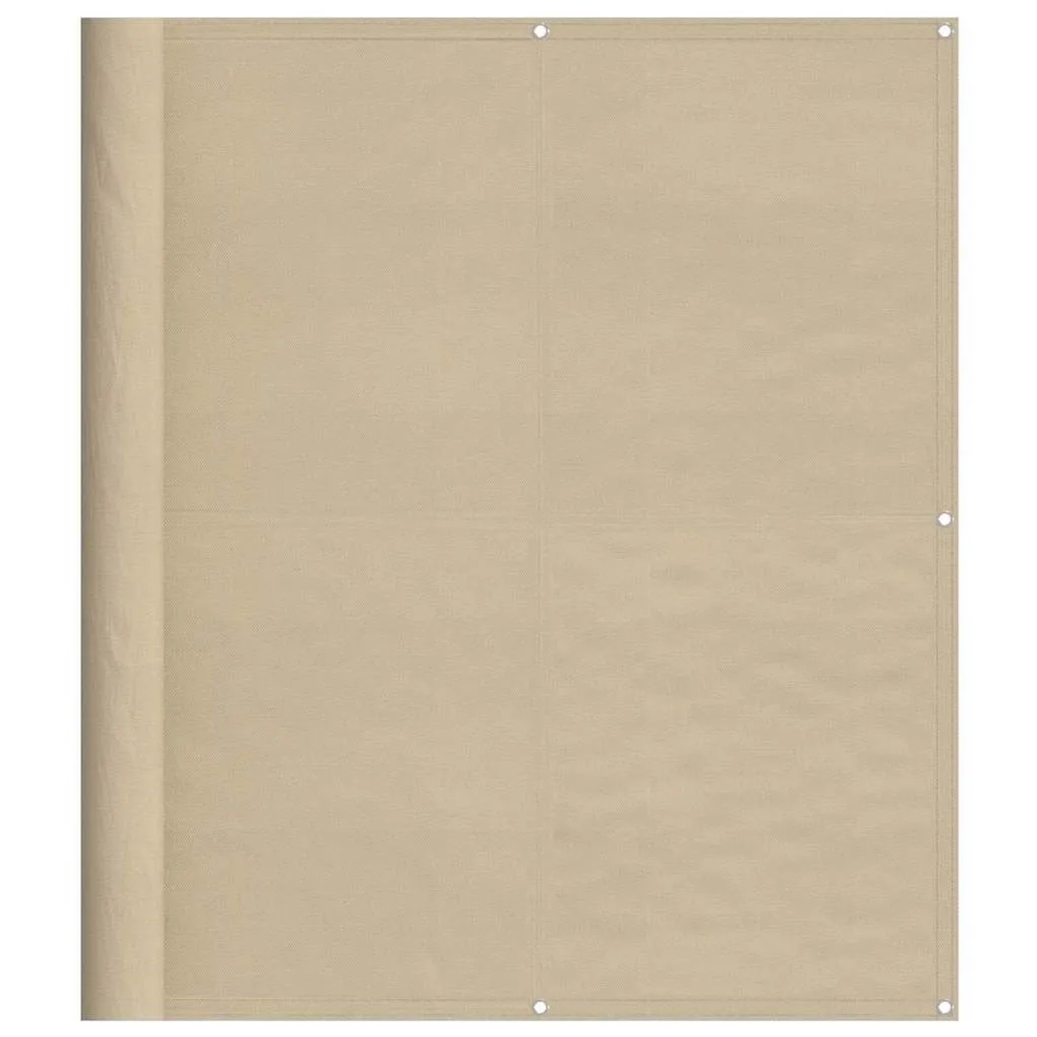 vidaXL Balkon-Sichtschutz Beige 120x700 cm 100 % Polyester-Oxford 4000186 günstig online kaufen