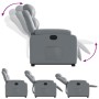 vidaXL Relaxsessel mit Aufstehhilfe Grau Kunstleder 3205045_7