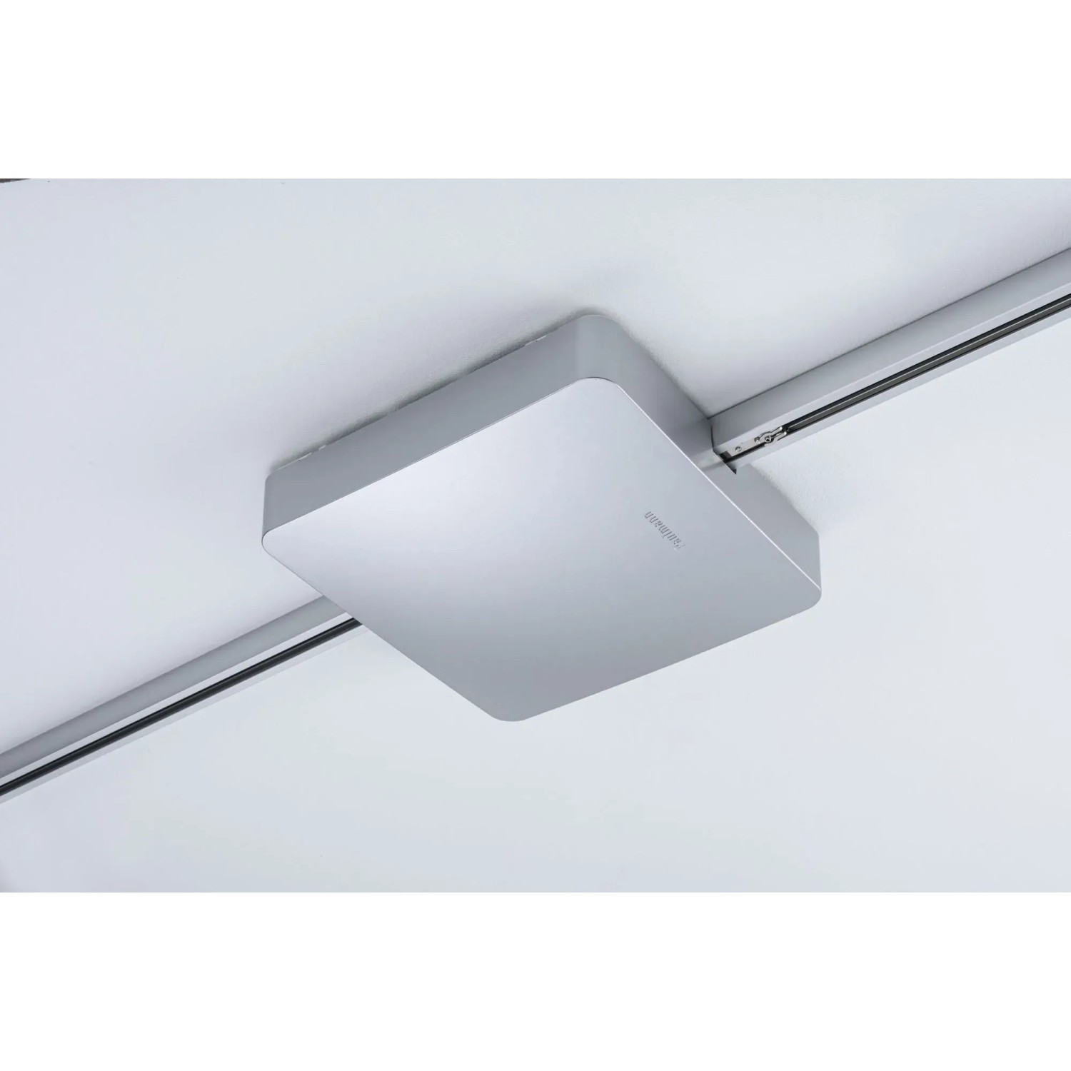Paulmann Urail Mitteleinspeisung in Chrom Matt für Schienensysteme, Smart Home Zigbee kompatibel.