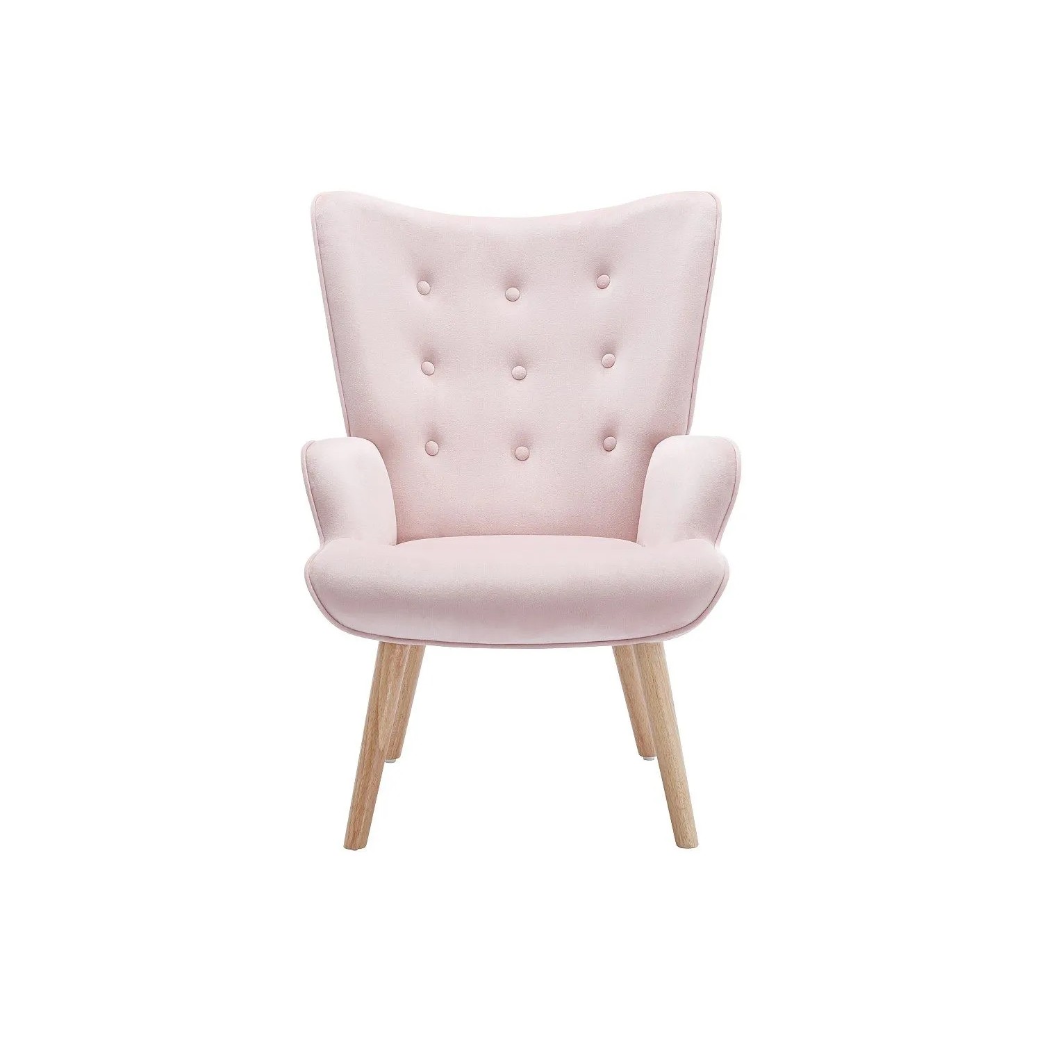 Vente-unique Sessel Mit Gerader Rückenlehne Vately Rosa 69 cm