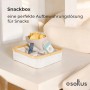 osoltus Badezimmer Box Nelson 2x Bambus Aufbewahrungskorb Beige 4 Fächer_6