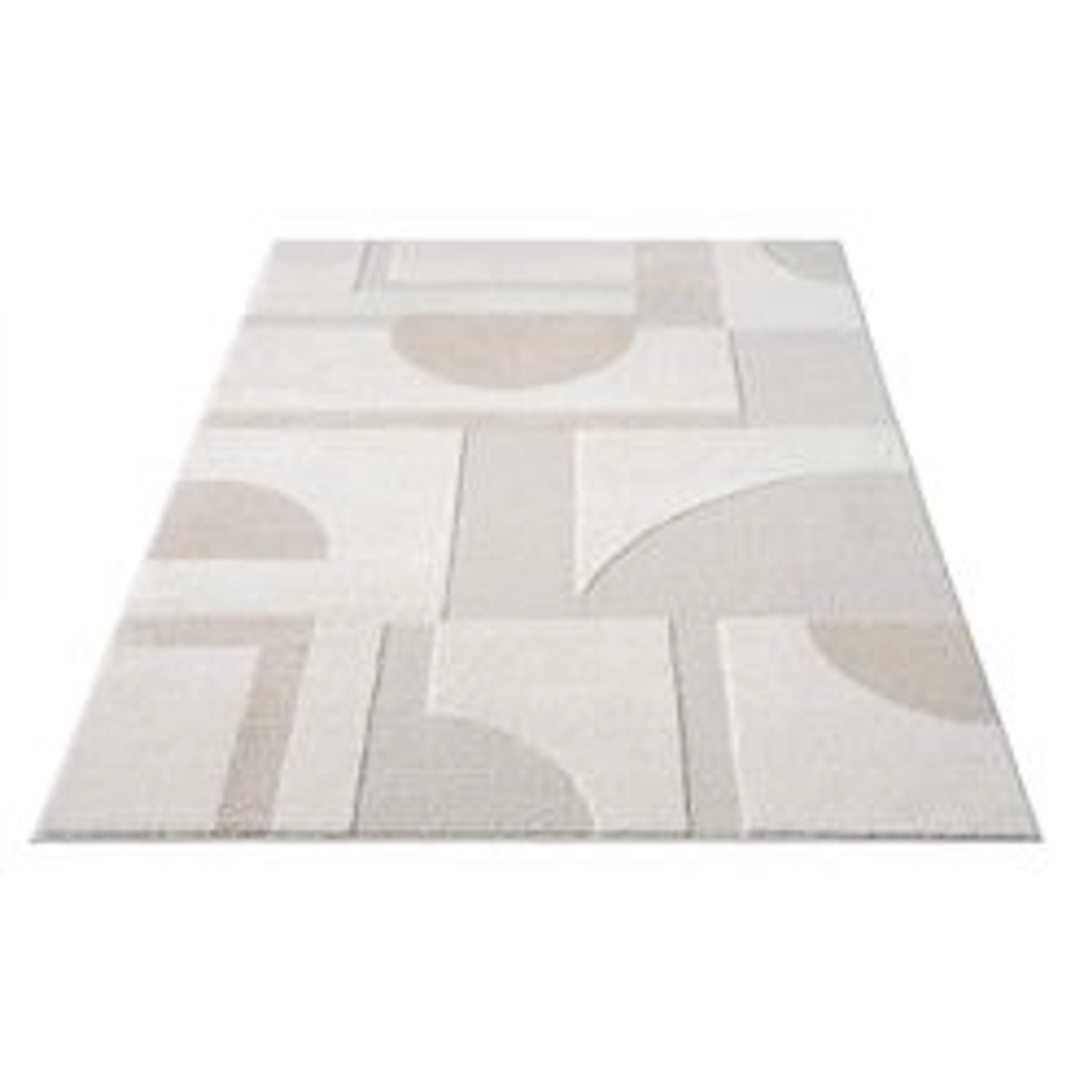 payé Teppich Ello 9992 Boho Flachflor 200x290 cm Cream