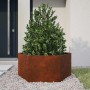 vidaXL Pflanzkübel Rostig 90x90x45 cm Cortenstahl 823676_2