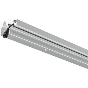 LyghtUp LED-Leuchtleiste, 173,3 cm, silber eloxiert, für WPC/Alu-Zäune. Außenbeleuchtung.