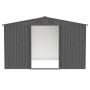 Tepro Metallgerätehaus Flex Shed XX-Large in Anthrazit mit Schiebetüren.