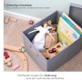 HMF 250473-12 Aufbewahrungsbox Deckel DIN A4 Hängeregister Kallax 33 x 37 x 28 cm_4
