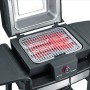 Severin Standgrill PG 8139 Sevo Smart Control GTS mit geöffnetem Deckel und Grillrost.