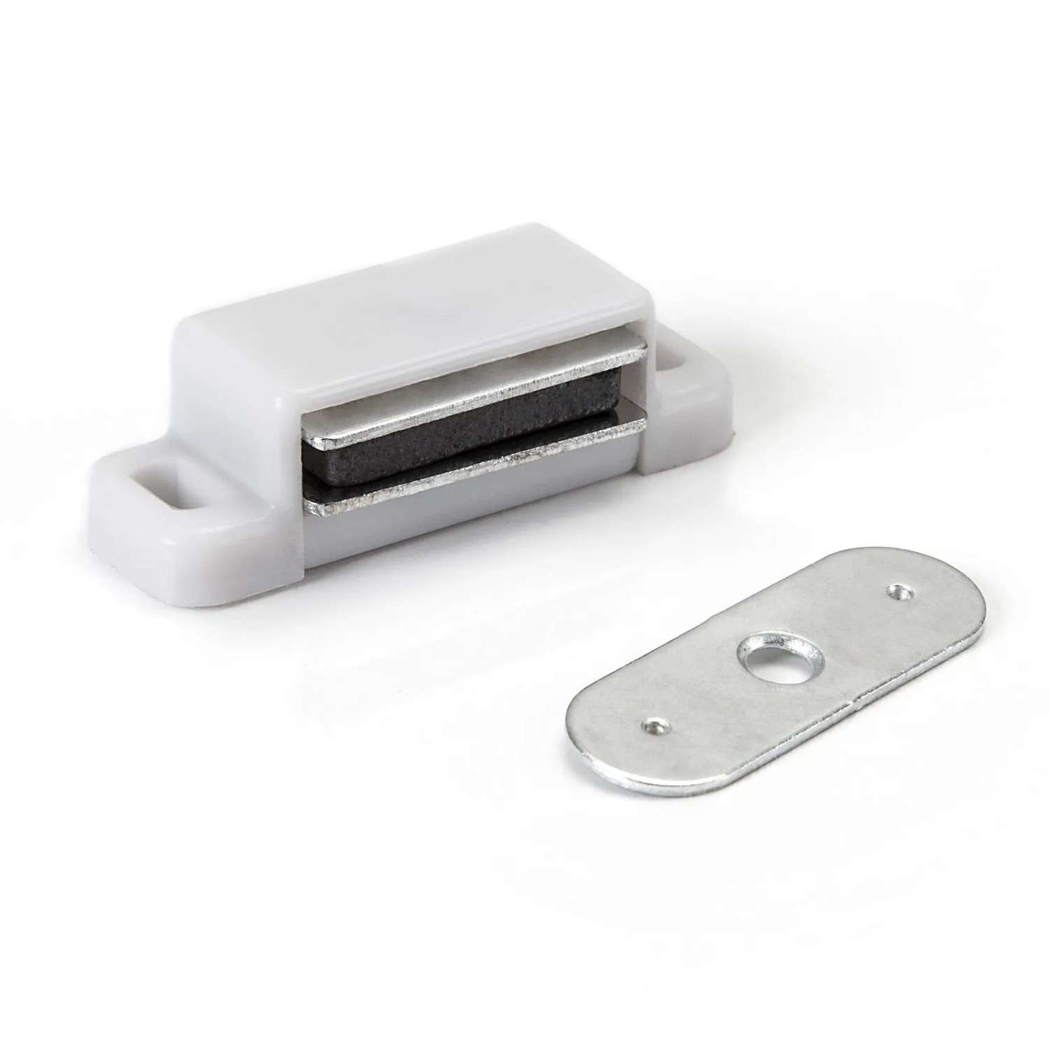 SOTECH Magnetschnäpper Weiß inkl. Gegenplatte