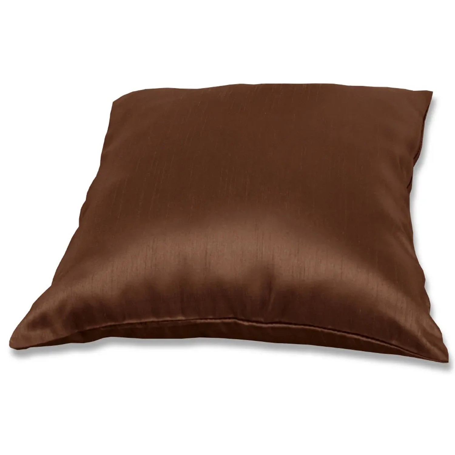 Braune Arsvita Kissenhülle Alessia, 40x40 cm, ohne Füllung. Dekokissen für Sofa und Garten.