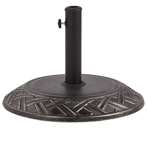 Beliani Zubehör für Sonnenschirme CAPACI Braun 50x50x42