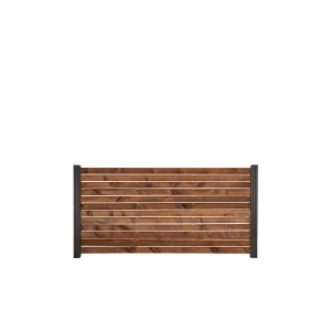GartenLand Rhombus Zaun Craftwood, braun, 180x87cm, aus skandinavischer Kiefer.