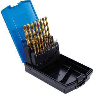 BGS Spiralbohrer Satz HSS G Titan Nitriert 1 10 Mm 19Tlg  2040