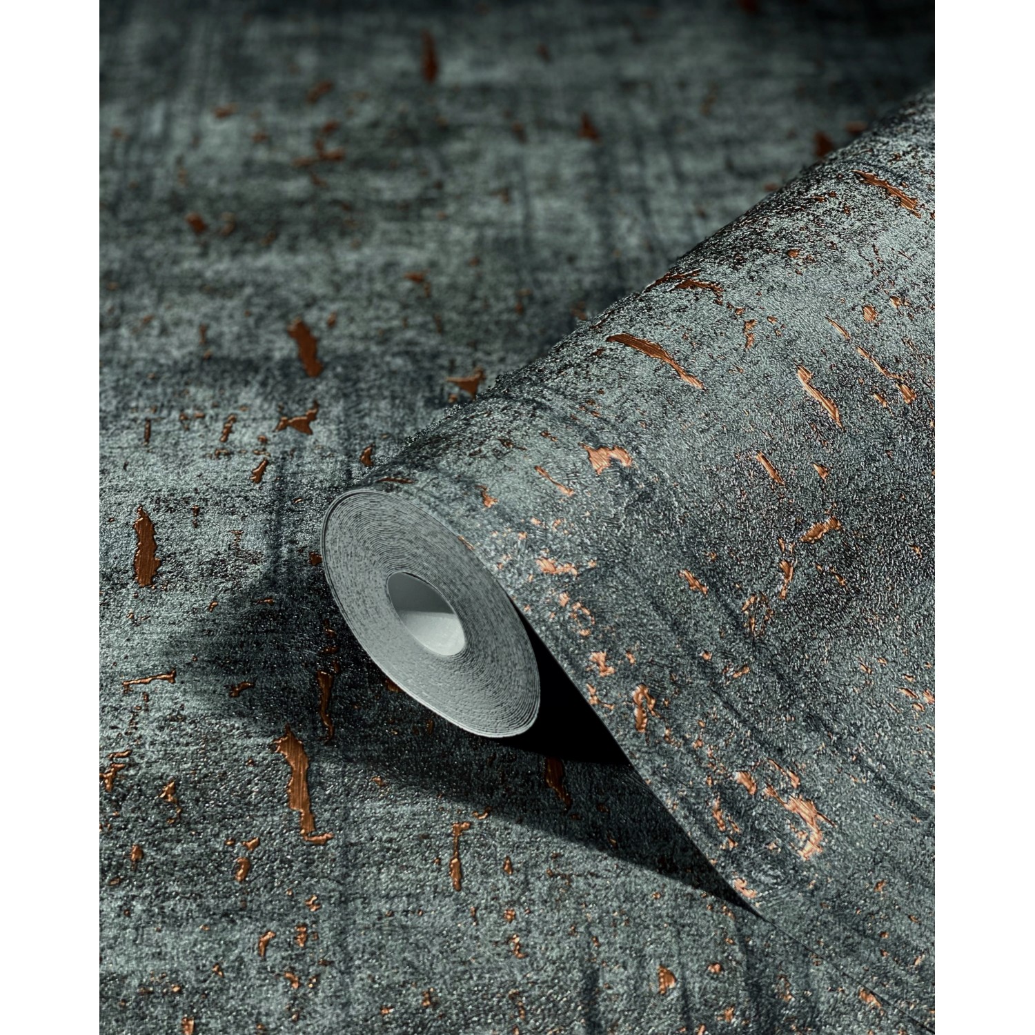 Marburg Vliestapete Natural Opulence in Betonoptik Anthrazit, Rolle