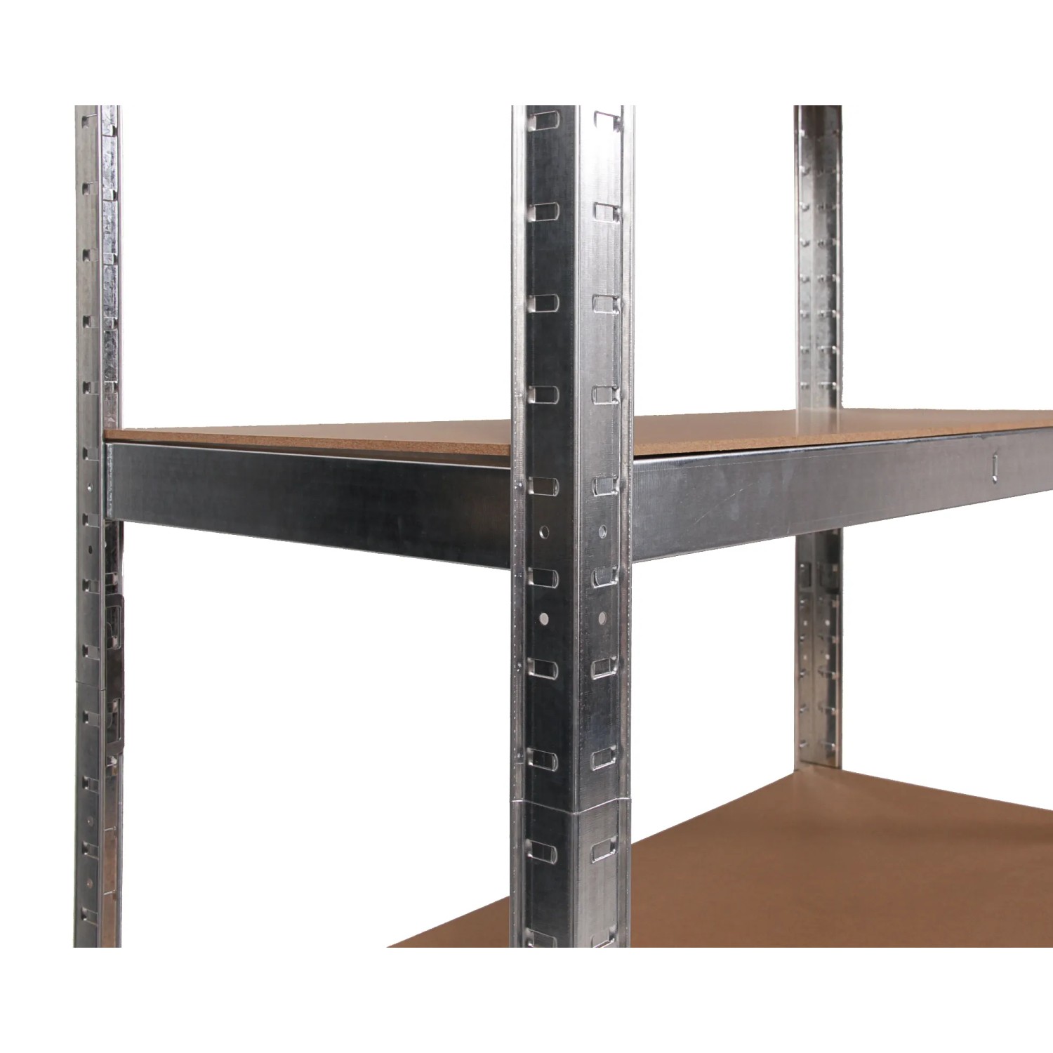 Ondis24 Metallregal Thomas (90x40) mit zwei Regalböden, ideal für Werkstatt und Keller.