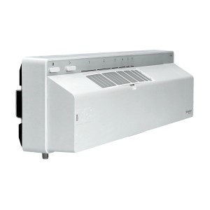 Schneider Electric Wiser Verteilerleiste für Fußbodenheizung, weiße Steuereinheit für Hausautomation.