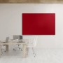 Rotes magnetisches Glas Whiteboard 65x100 cm von KARAT, universell einsetzbar im Büro.