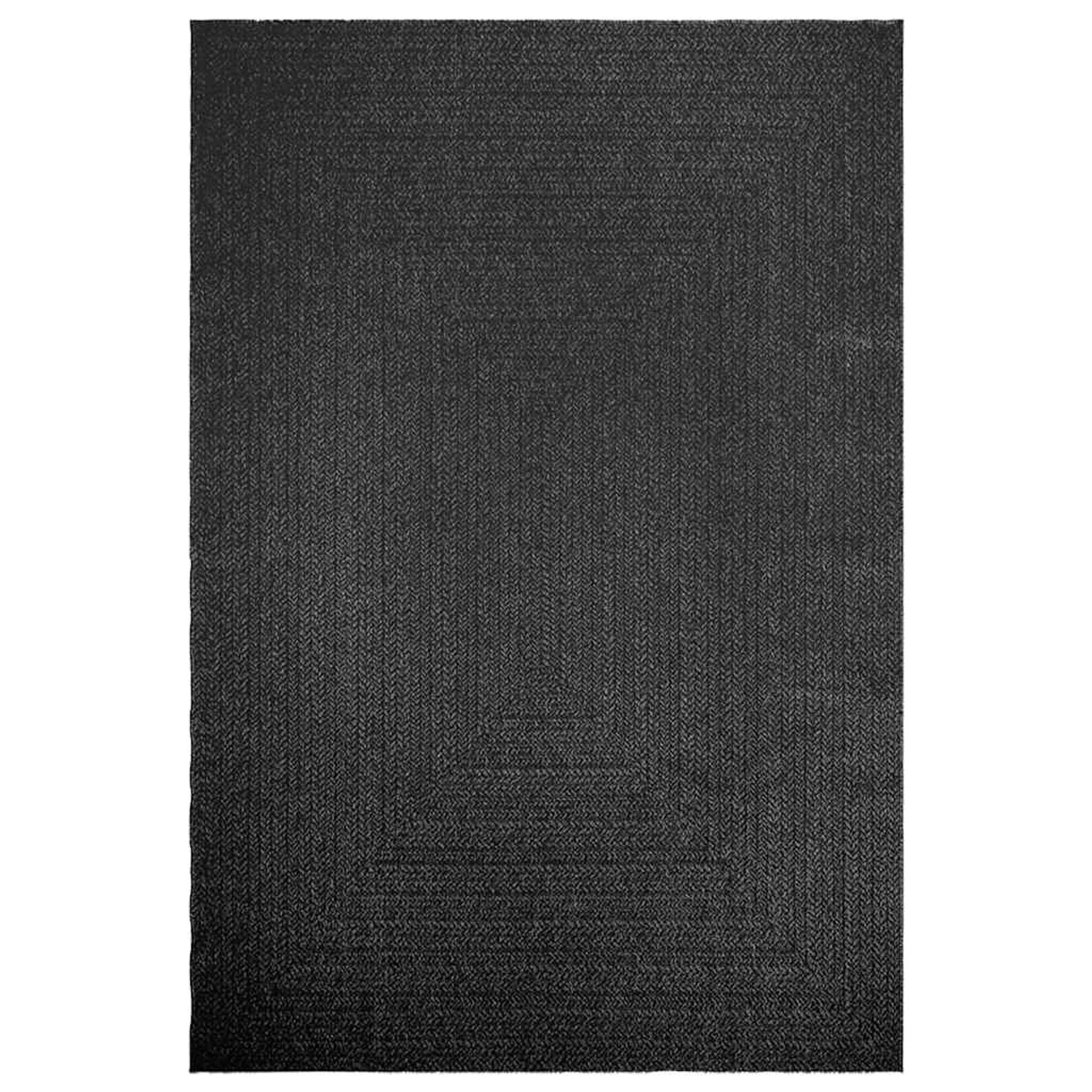 vidaXL Teppich Zizur Anthrazit 200x290cm Juteoptik Indoor Und Outdoor 22326 günstig online kaufen