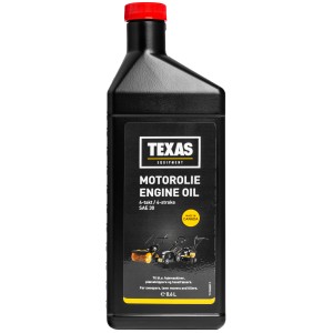 Texas Motoröl SAE30 0,6l für 4-Takt-Motoren von Rasenmähern und Gartengeräten.
