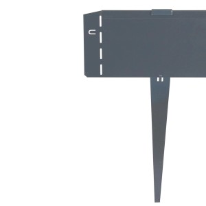 Bellissa Bodenanker, 13 cm, Corten-Stahl, für Rasenkanten-Befestigung.