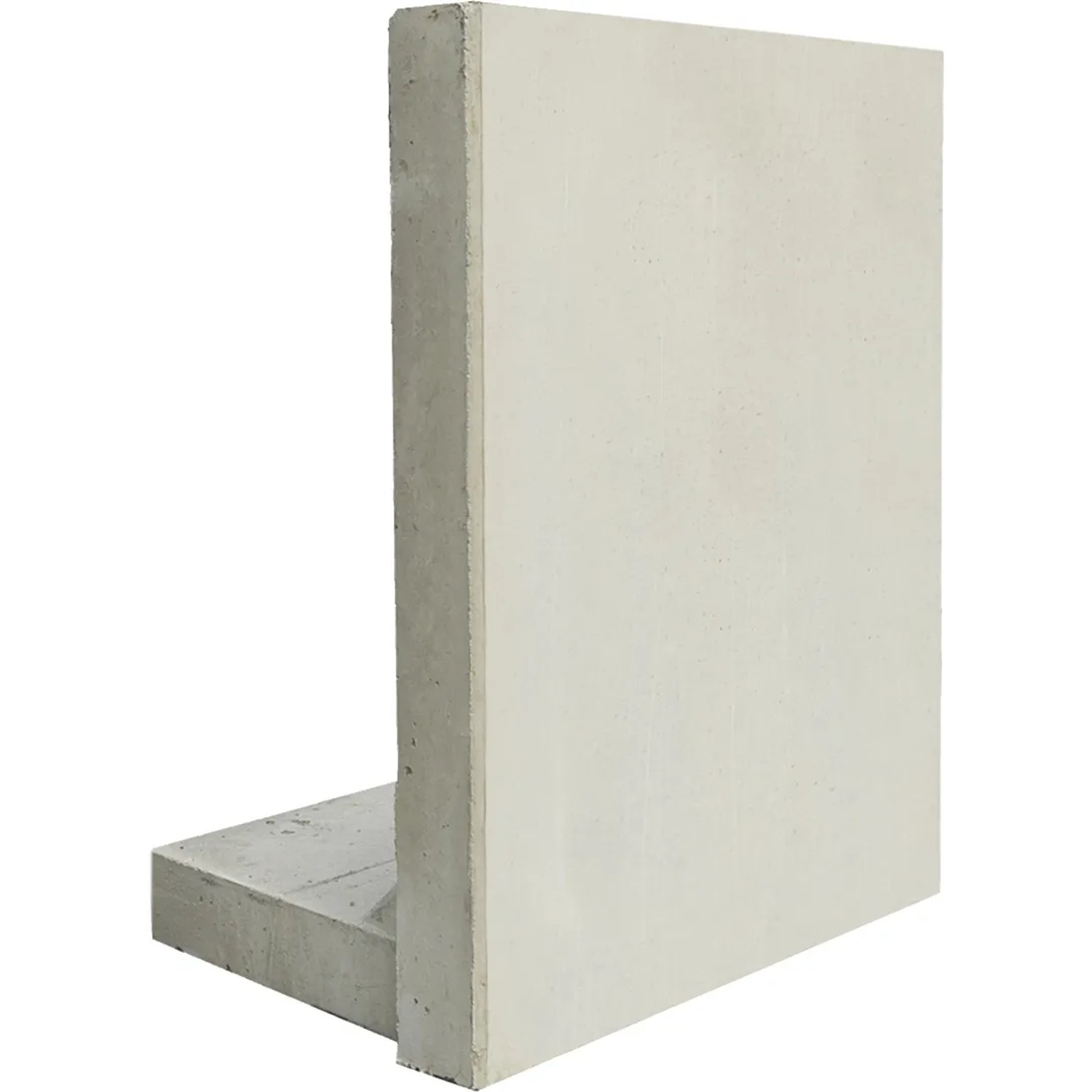 Grauer EHL Stützwinkel L-Stein, 50x130 cm, für Einfassungen und Mauersysteme.