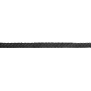 Schwarze Paracord Nylonschnur, 2x4mm, 5m Länge, geeignet für Schmuckbasteln.