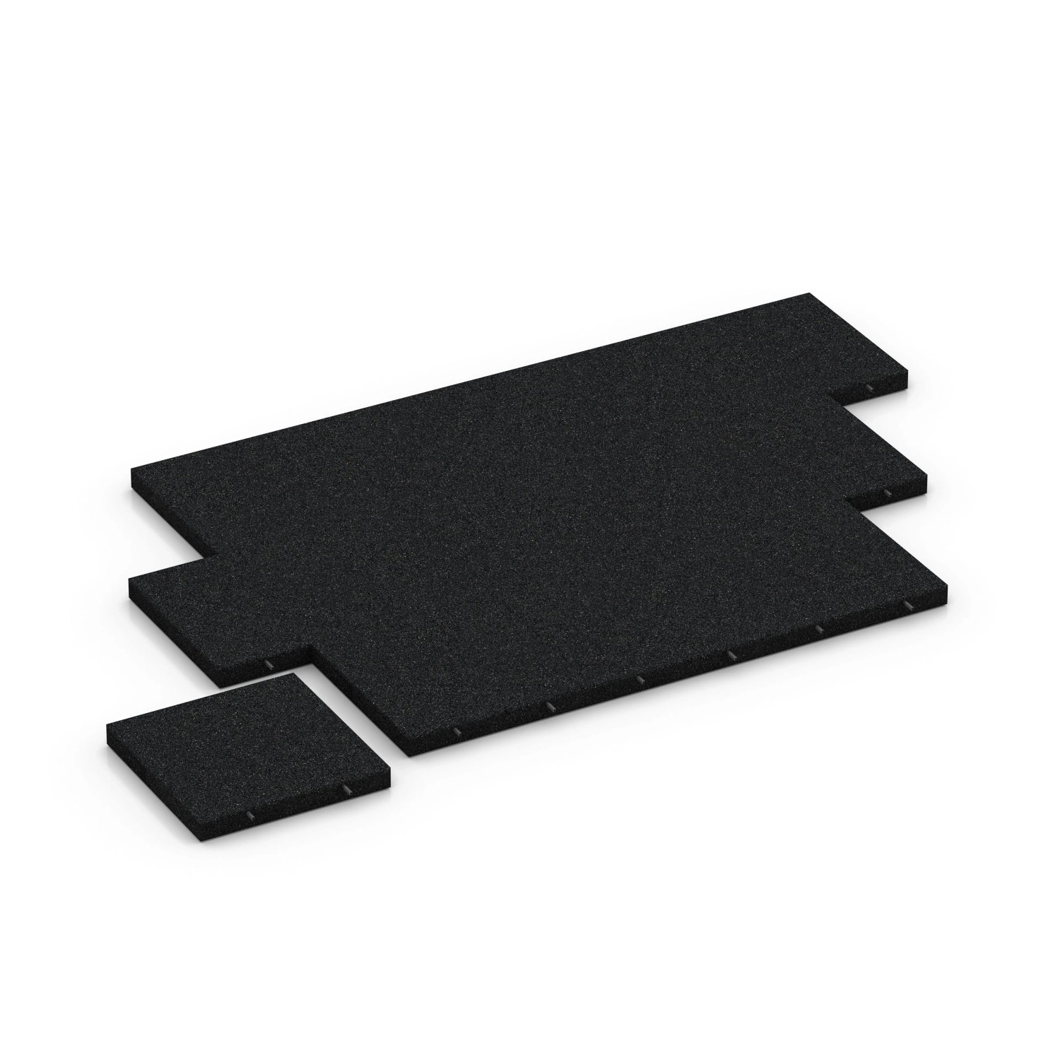 WARCO Fallschutzplatte-180 cm Anthrazit 50 x 50 x 6 cm