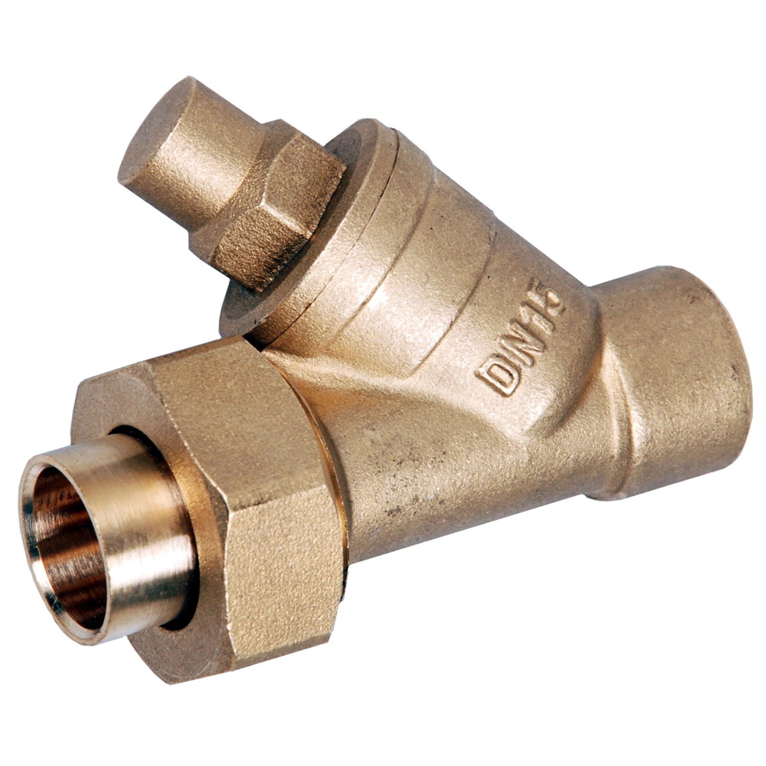 Kirchhoff Rückschlagventil Messing 15 mm x 15 mm x 21 mm (1/2 ZollAG)