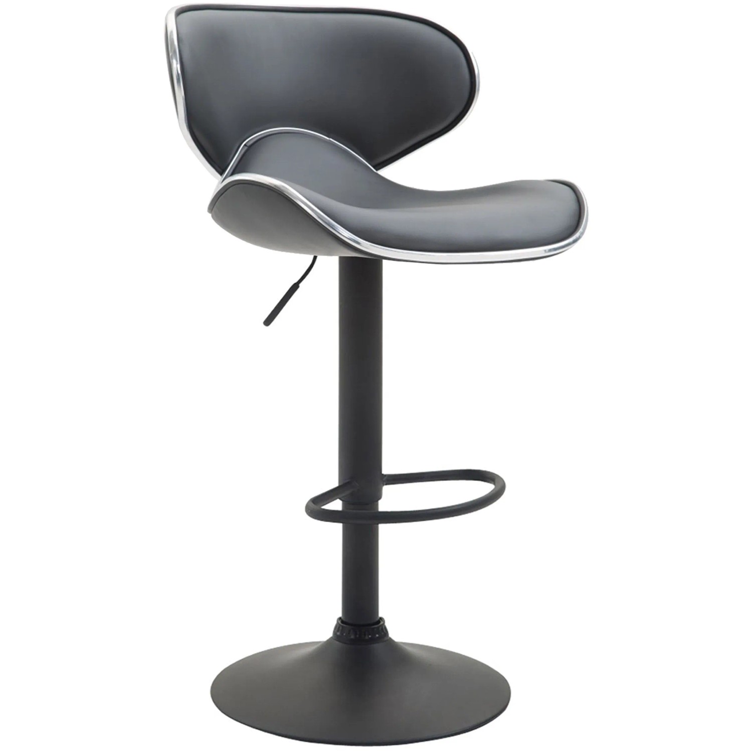 CLP Barhocker Las Vegas V2 Grau/Schwarz