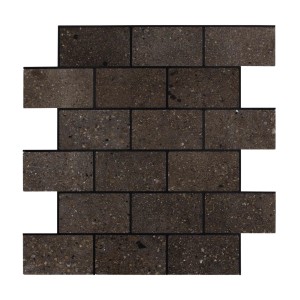 Dalsys Selbstklebende Fliesen 0,87m² 11 Stück Steinoptik Natur Dunkelbraun