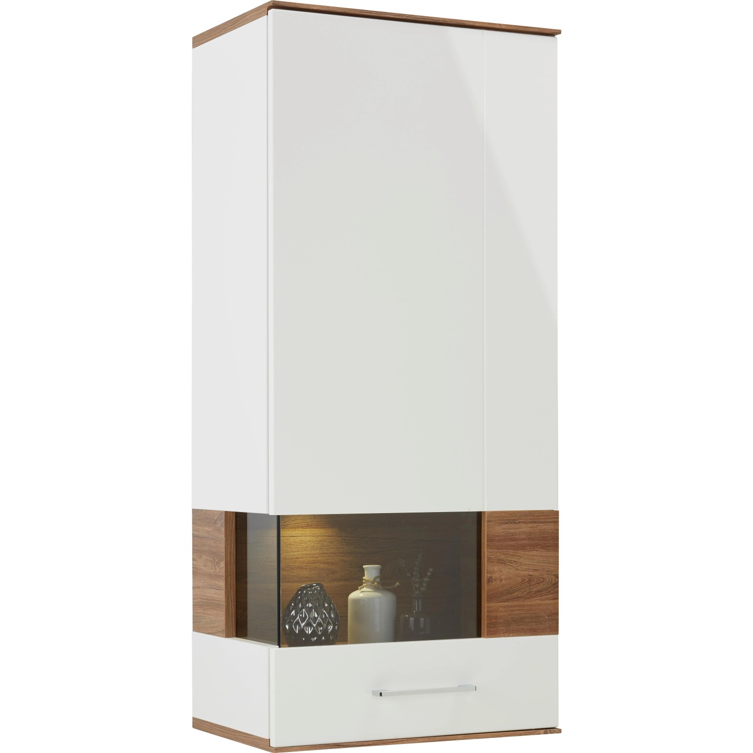 Premium Living Hängeelement in Weiß Hochglanz