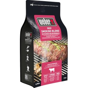 Weber Räucherchips Beef 700g: Mischung für Rindfleisch, ideal zum Grillen und Räuchern.