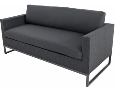 Garden Pleasure Sofa-Set Yara 2-teilig Anthrazit-Grau kaufen bei OBI