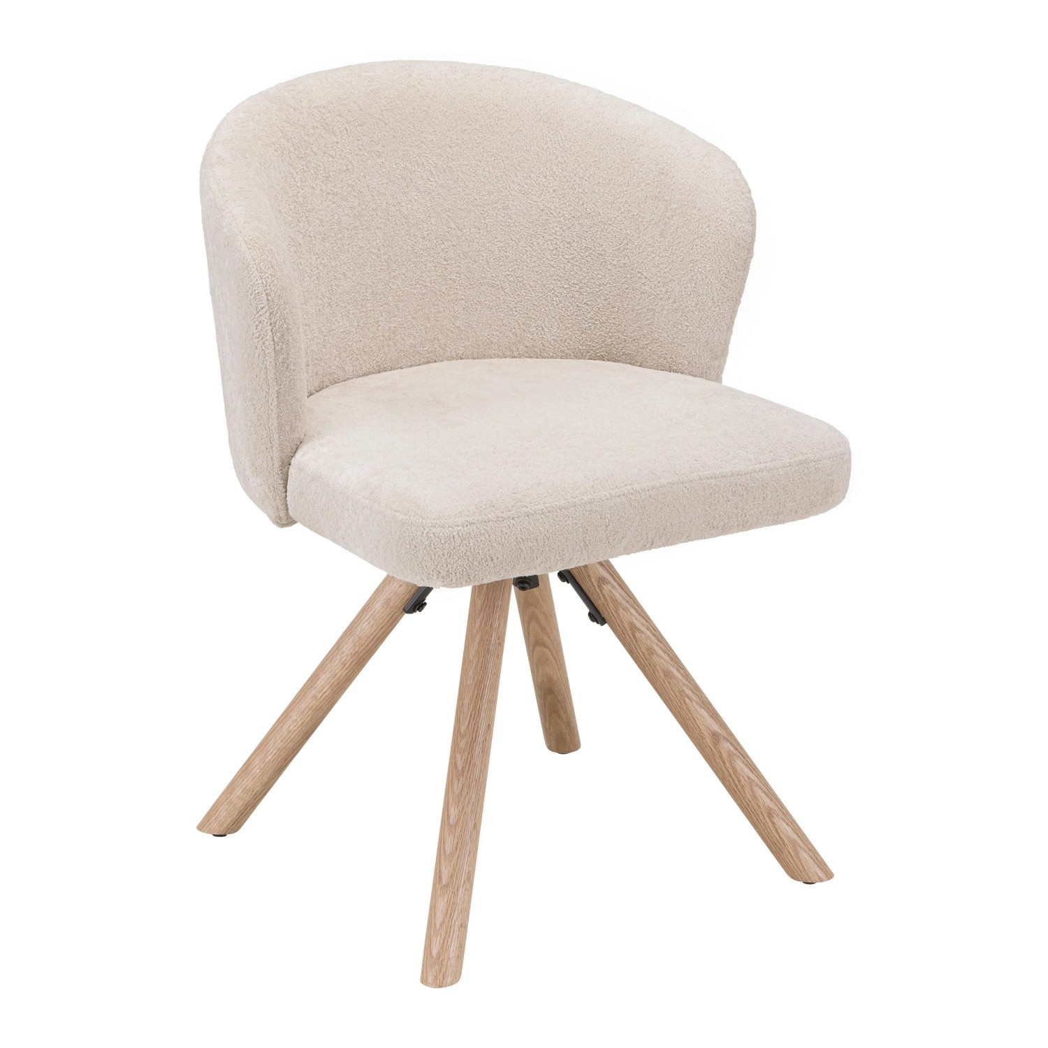 Mömax Stuhl Frida Beige/Eichefarben